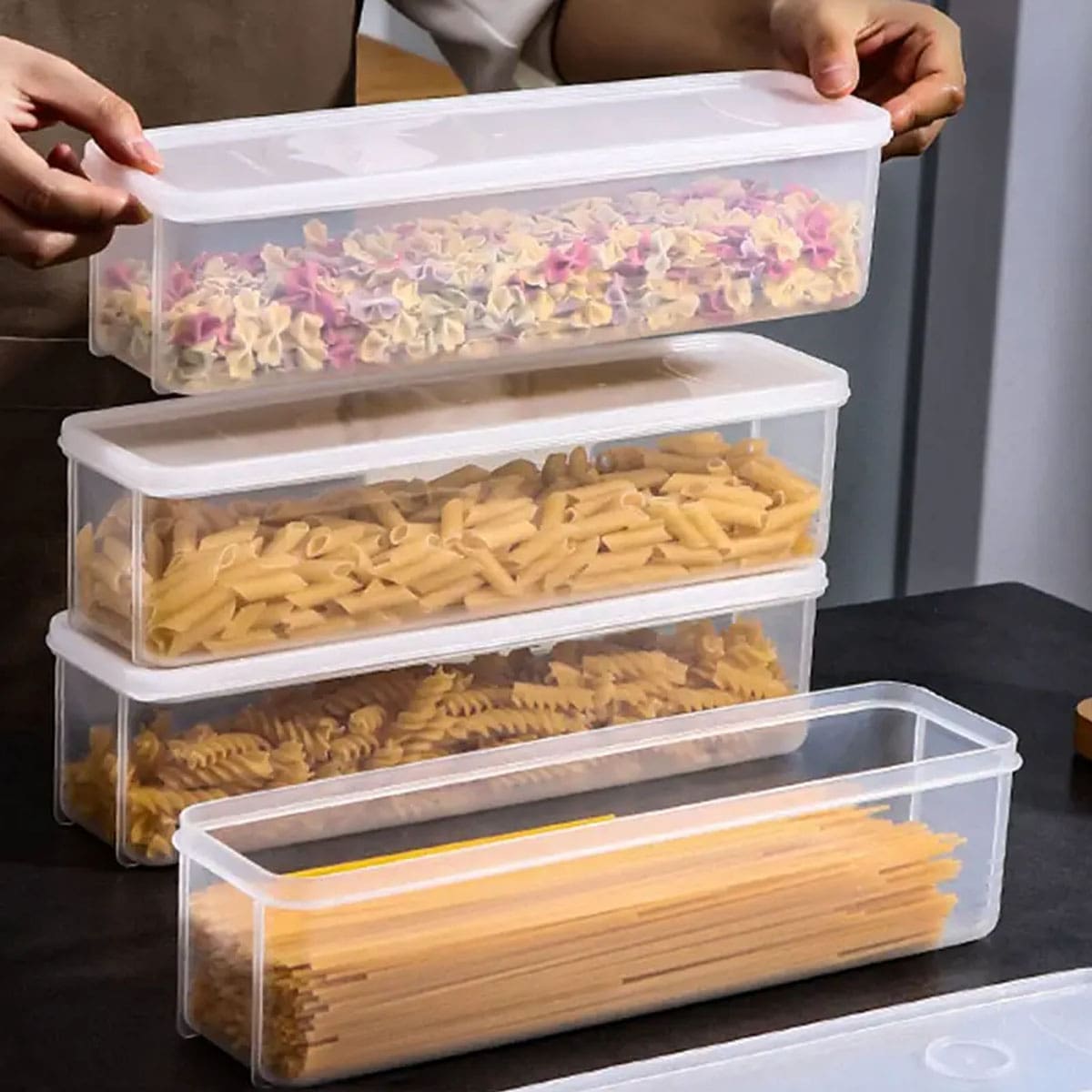 1 Plastic Transparent Storage  – Food Storage Box Set Bewertung und Preis