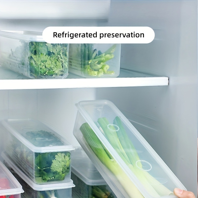 4 Pcs Long Rectangular Food St – Food Storage Refrigerator Bewertung und Preis
